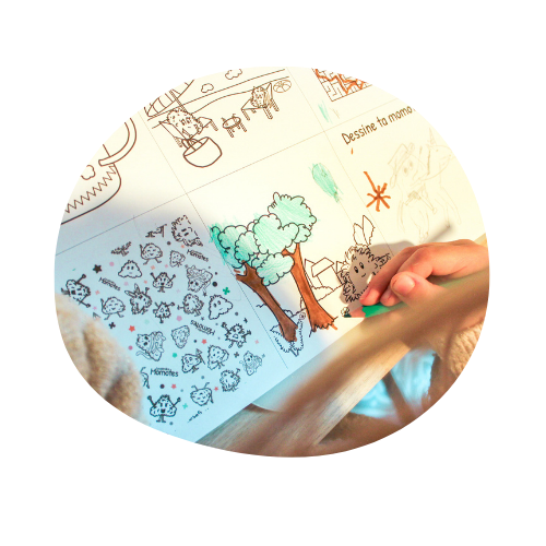 Coloriages et stickers