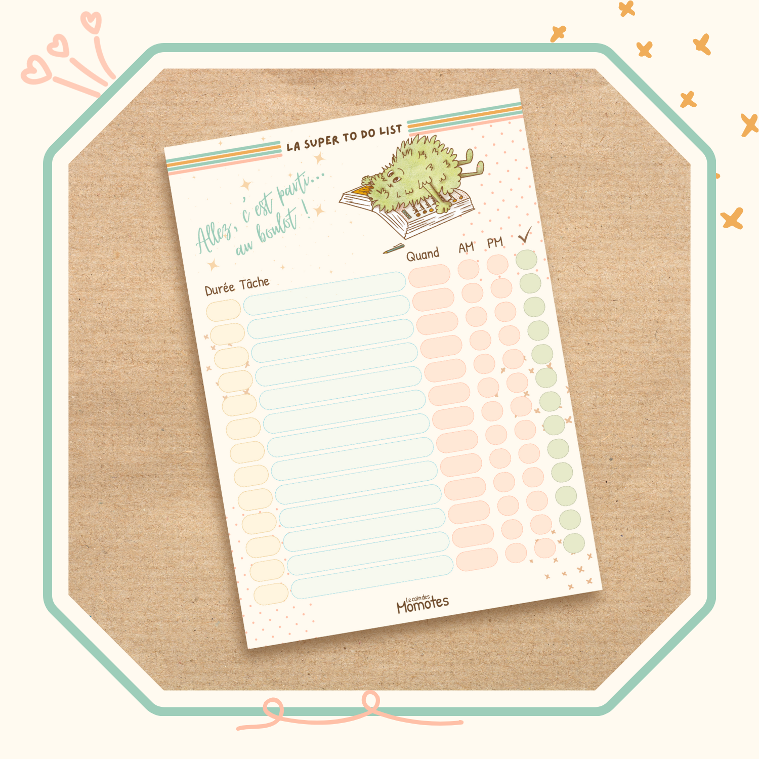 Bloc-notes To-do list avec planification