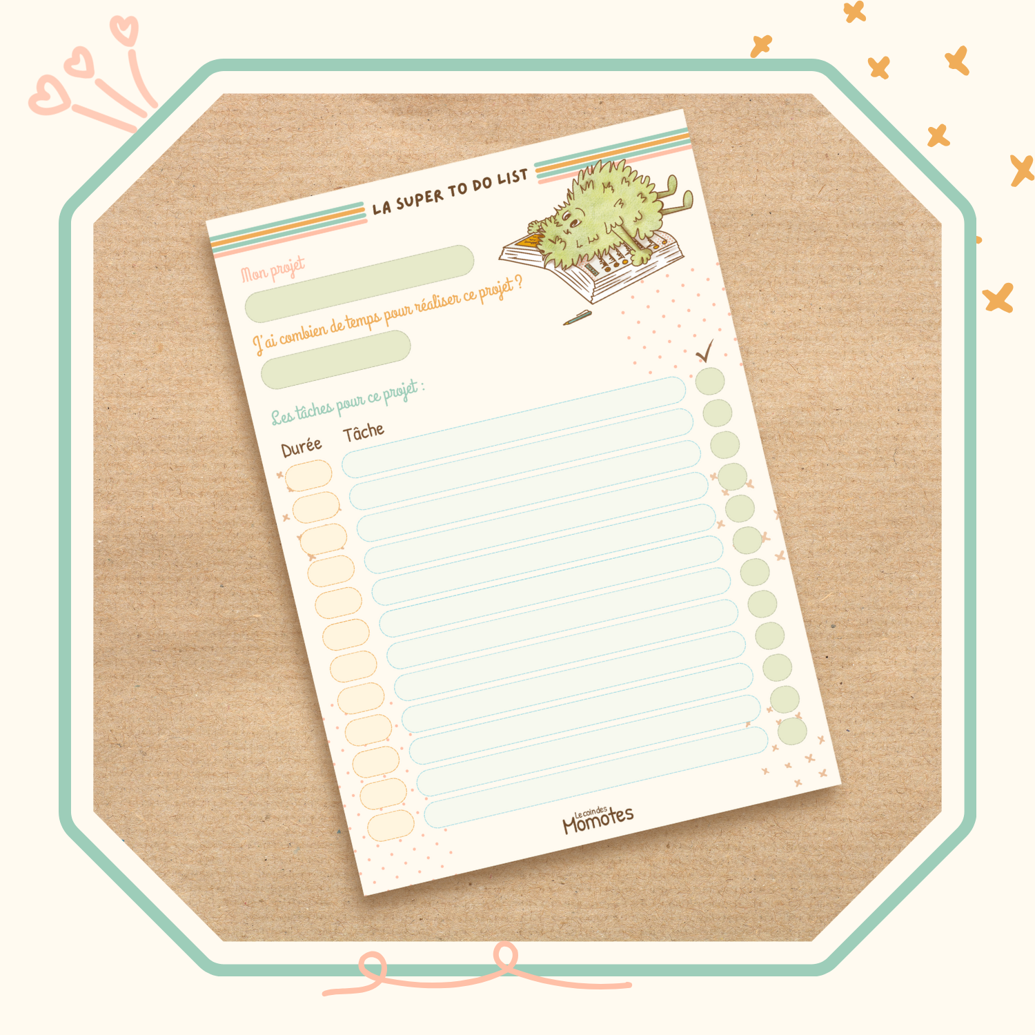 Bloc-notes To-do list projet - Organiser sans tout mélanger