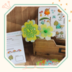 Kit papeterie à jouer - Fleuriste
