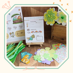 Kit papeterie à jouer - Fleuriste