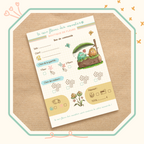 Kit papeterie à jouer - Fleuriste