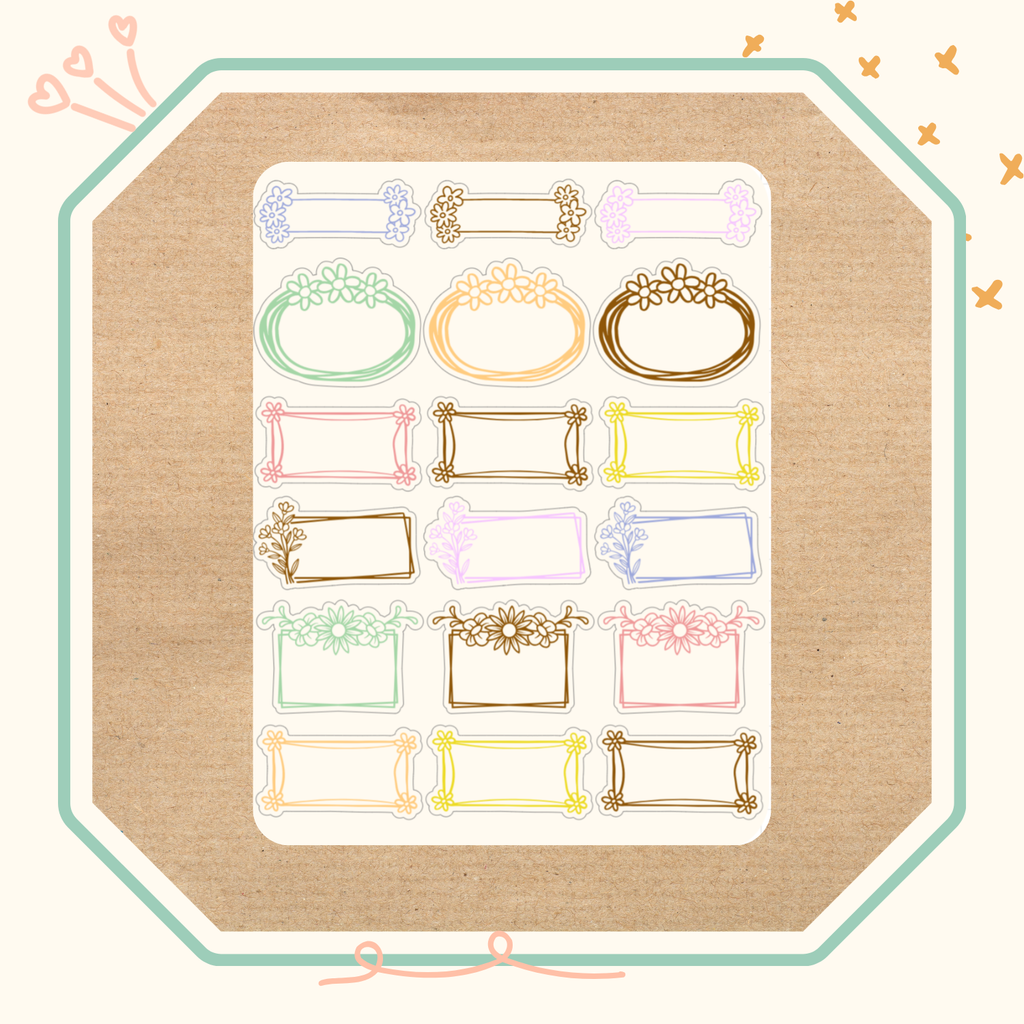 Kit papeterie à jouer - Fleuriste