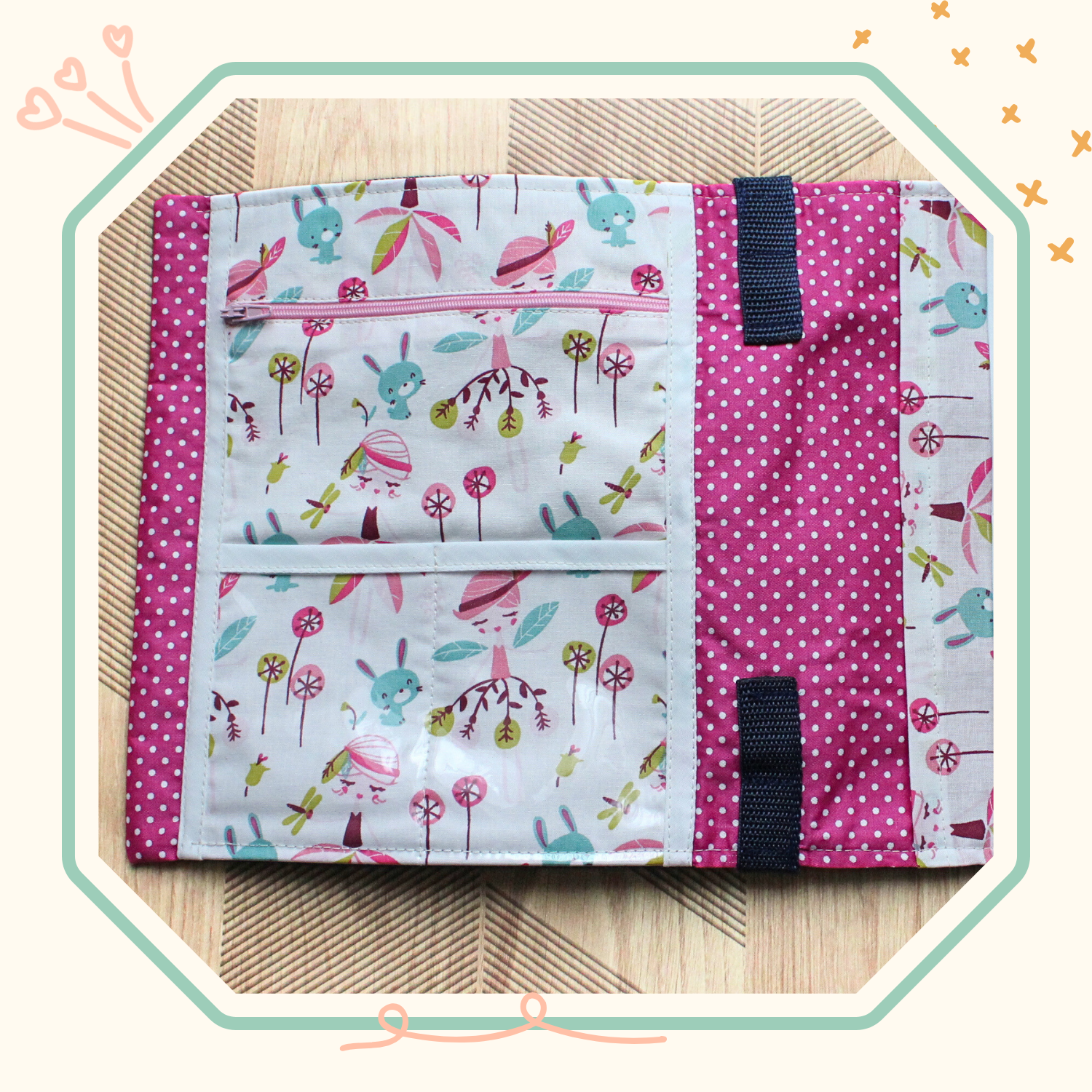Trousse activités pour les enfants design petite fille